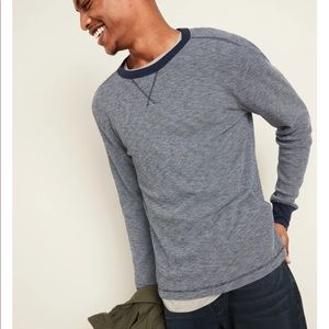 Soft Washed Thermal Knit Long Sleeve Tee